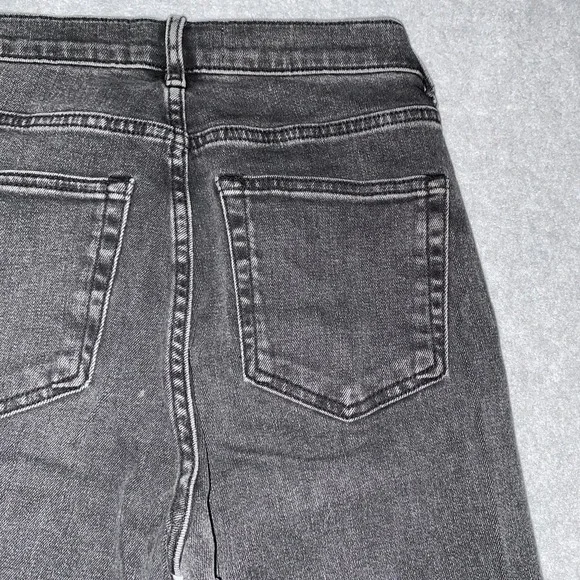 Everlane Jeans 26 Womens Black Skinny‎ Ankle High Rise Denim Essential Staple - Picture 13 of 16